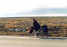 A velo dans la toundra